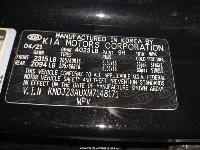 2021 KIA SOUL LX 9