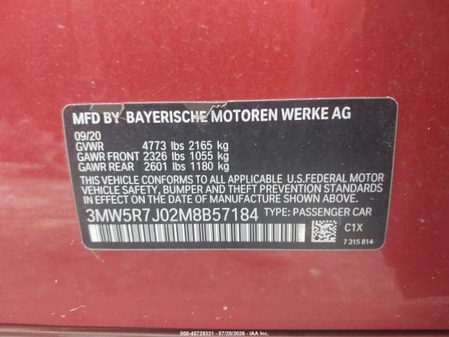 2021 BMW 330I XDRIVE 9