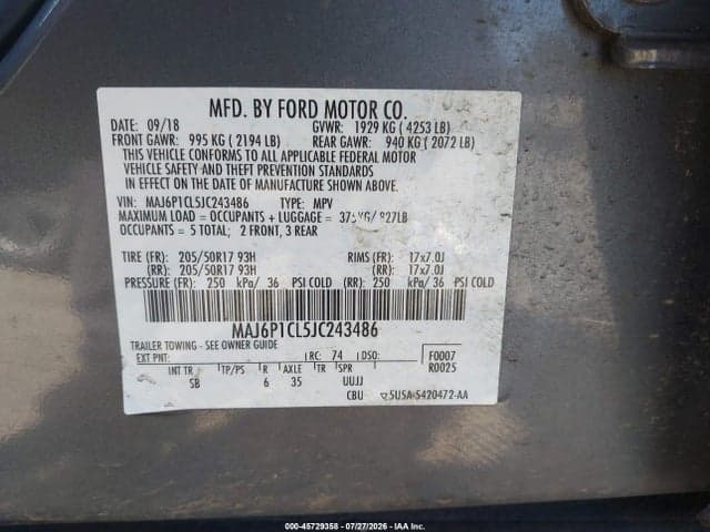 2018 FORD ECOSPORT SES 9