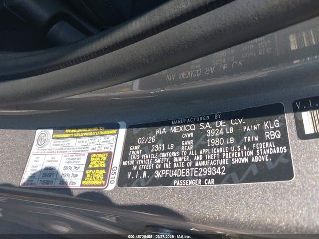 2026 KIA K4 EX 9
