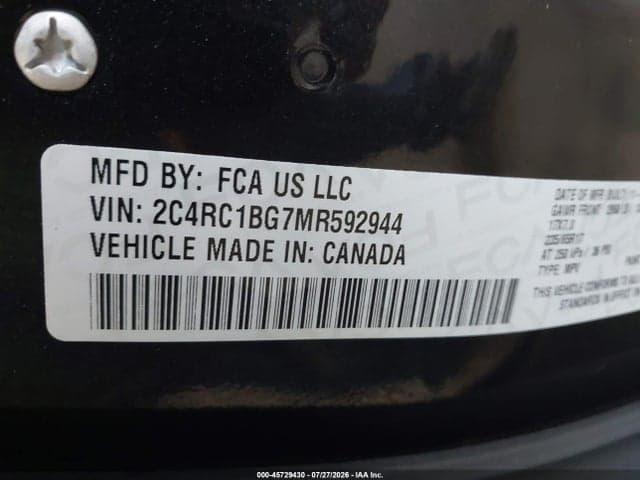 2021 CHRYSLER PACIFICA TOURING L 9