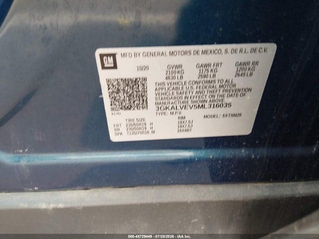 2021 GMC TERRAIN AWD SLT 9