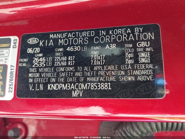 2021 KIA SPORTAGE LX 9