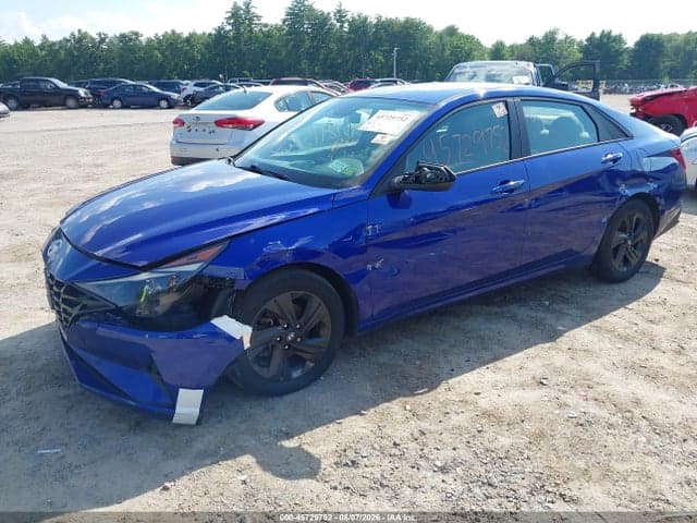2022 HYUNDAI ELANTRA HYBRID BLUE