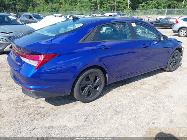 2022 HYUNDAI ELANTRA HYBRID BLUE 3