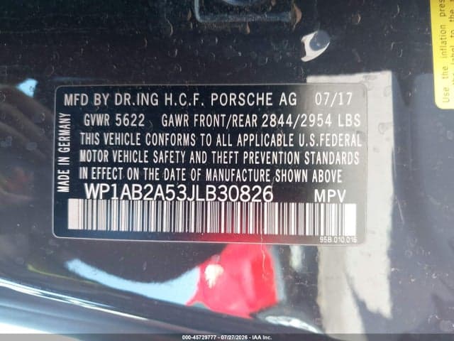2018 PORSCHE MACAN S 9