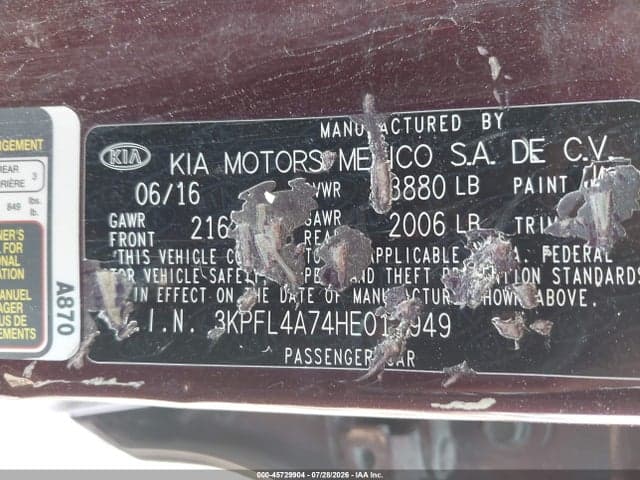 2017 KIA FORTE LX 9