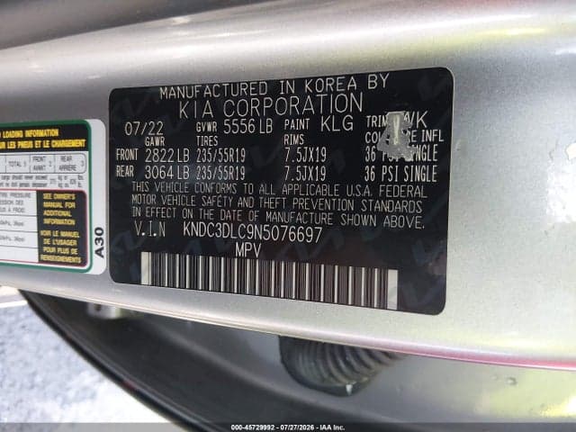 2022 KIA EV6 WIND 9