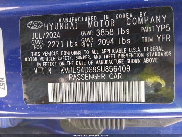 2025 HYUNDAI ELANTRA SEL CONVENIENCE 9