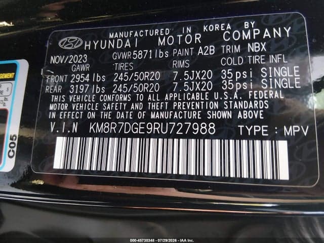 2024 HYUNDAI PALISADE CALLIGRAPHY 9