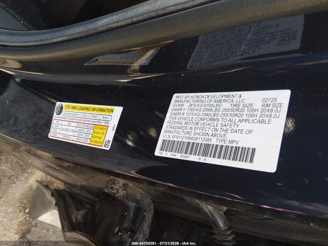 2025 HONDA PILOT ELITE 9