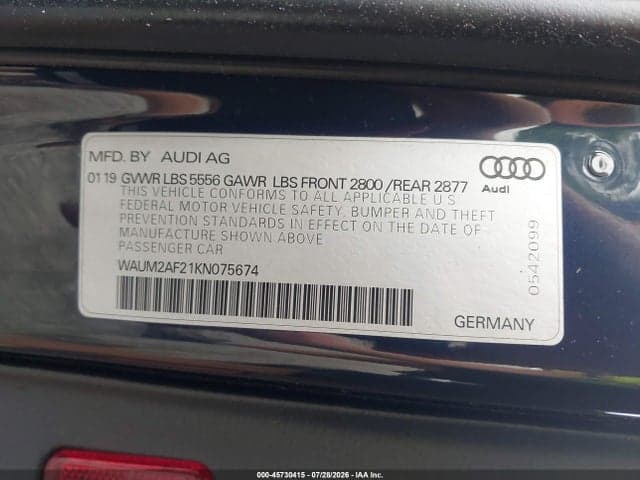 2019 AUDI A6 55 PREMIUM 9