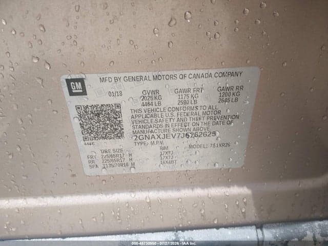 2018 CHEVROLET EQUINOX LT 9