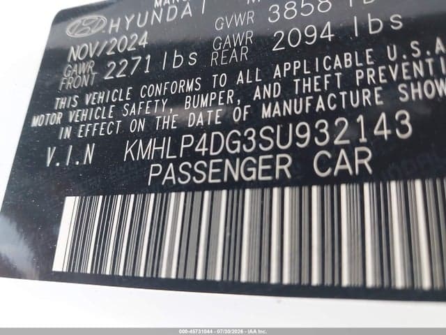 2025 HYUNDAI ELANTRA LIMITED 9