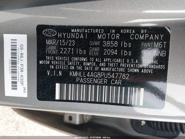 2023 HYUNDAI ELANTRA SE 9