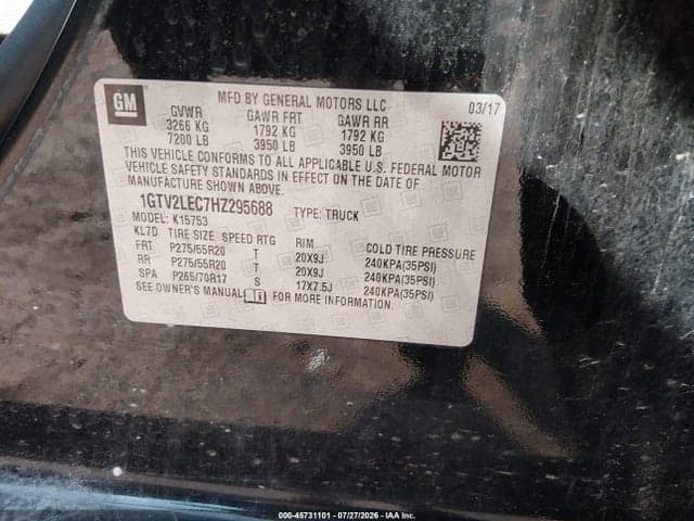2017 GMC SIERRA 1500 9