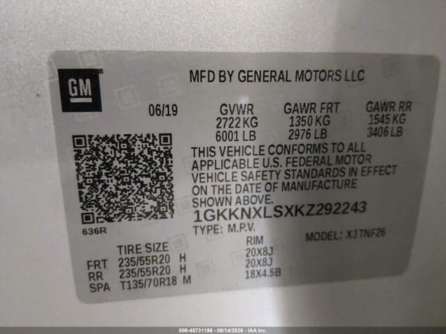2019 GMC ACADIA DENALI 9