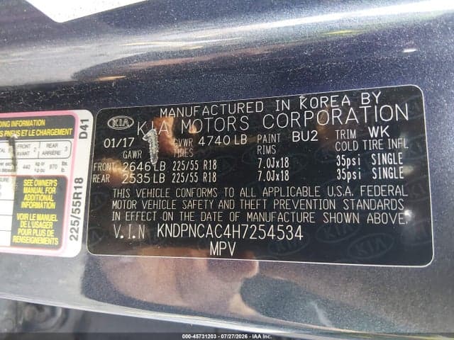 2017 KIA SPORTAGE EX 9