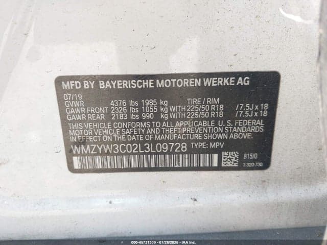 2020 MINI COUNTRYMAN COOPER 9