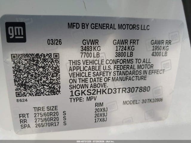2026 GMC YUKON XL 4WD AT4 9