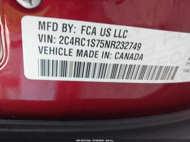 2022 CHRYSLER PACIFICA HYBRID LIMITED 9