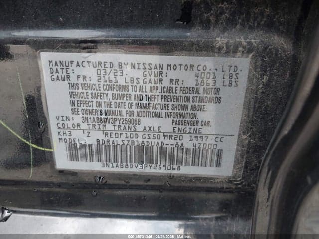2023 NISSAN SENTRA SR XTRONIC CVT 9