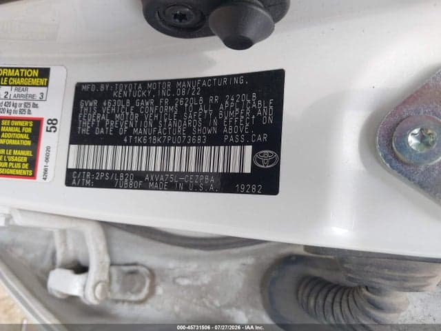 2023 TOYOTA CAMRY XSE AWD 9