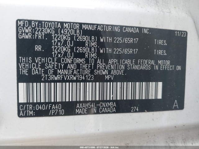 2024 TOYOTA RAV4 HYBRID XLE 9