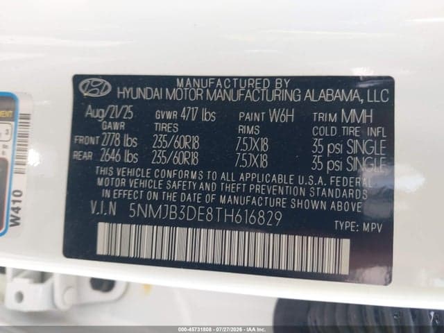 2026 HYUNDAI TUCSON SEL 9