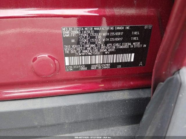 2022 TOYOTA RAV4 XLE 9