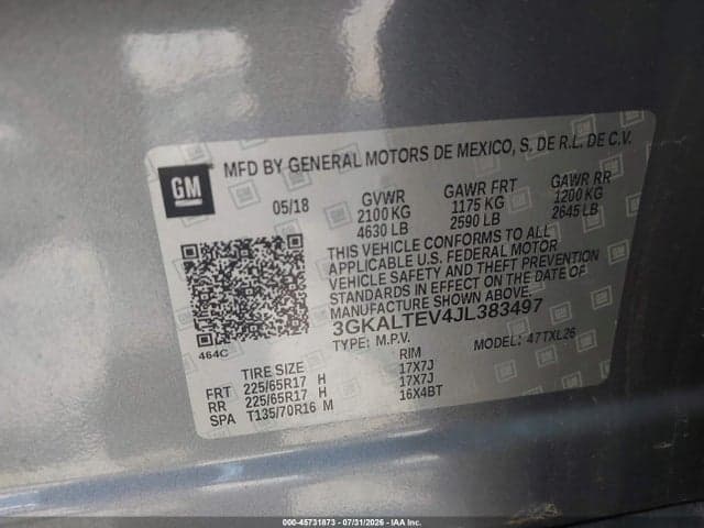 2018 GMC TERRAIN SLE 9