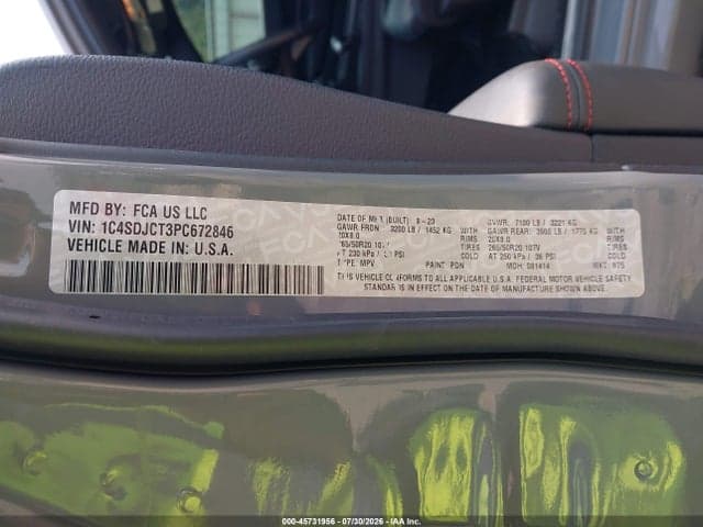 2023 DODGE DURANGO R/T PLUS AWD 9