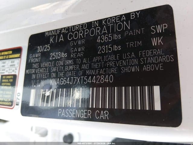 2026 KIA K5 GT-LINE FWD 9