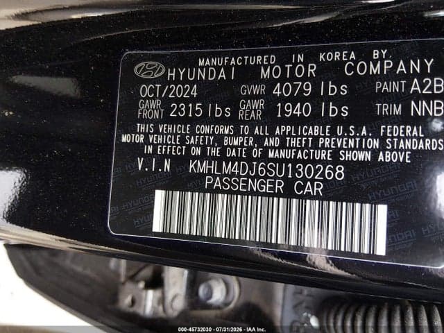 2025 HYUNDAI ELANTRA HYBRID SEL SPORT 9