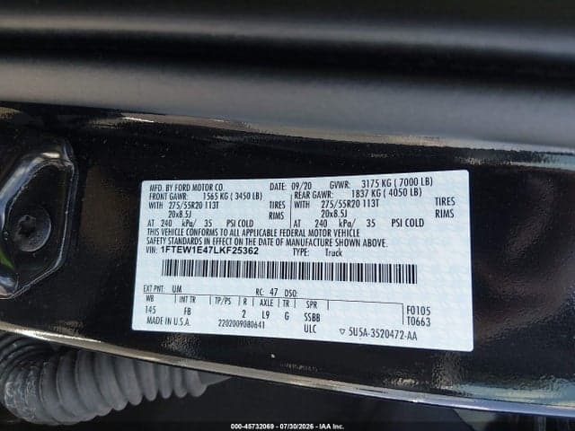 2020 FORD F-150 XLT 9