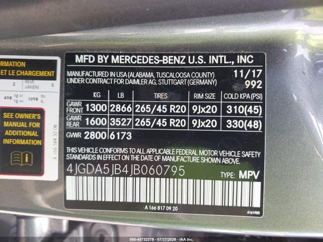 2018 MERCEDES-BENZ GLE 350 9