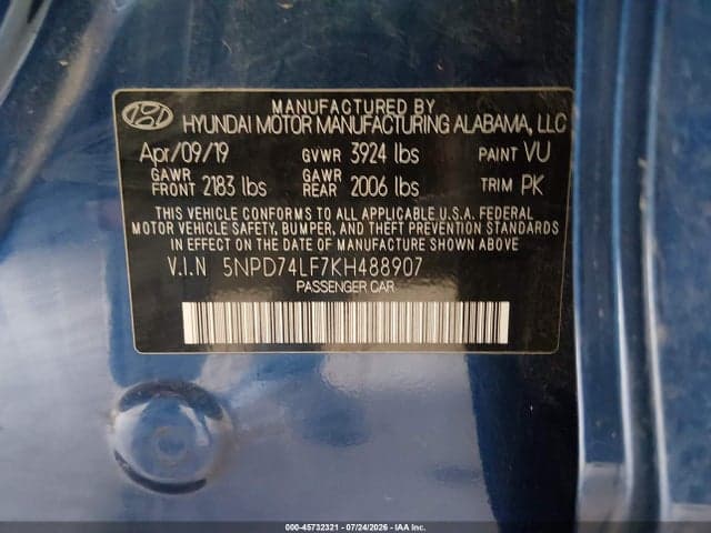 2019 HYUNDAI ELANTRA SE 9