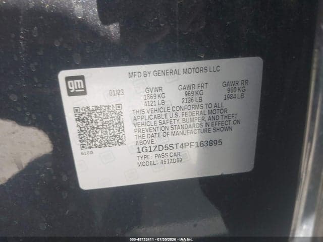 2023 CHEVROLET MALIBU FWD 1LT 9