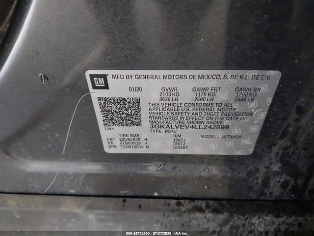 2020 GMC TERRAIN AWD SLT 9