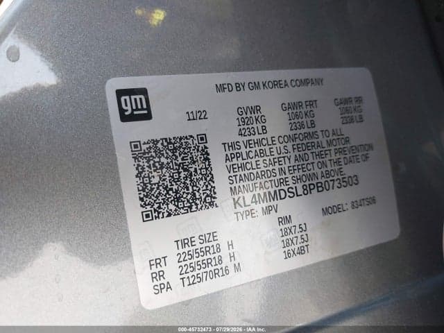 2023 BUICK ENCORE GX SELECT FWD 9
