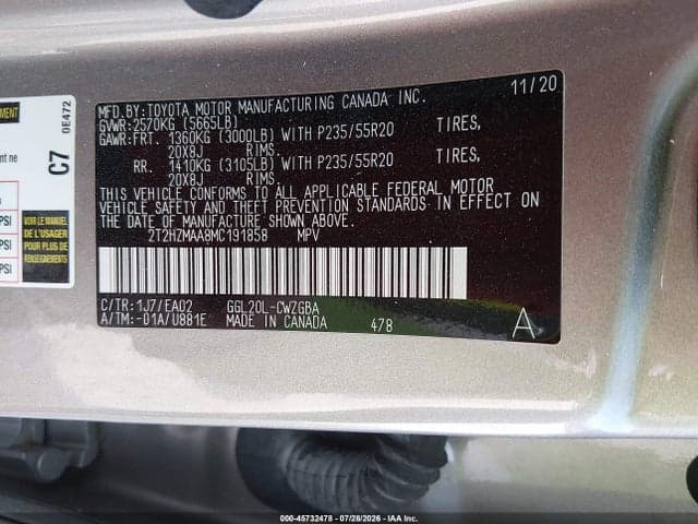 2021 LEXUS RX 350 9