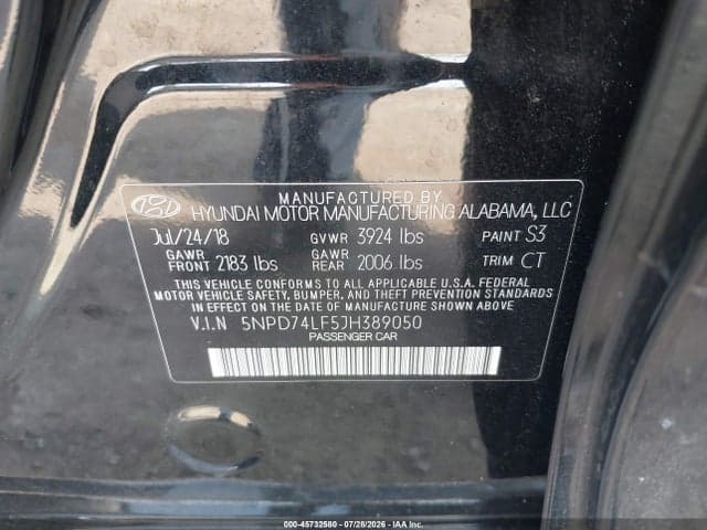 2018 HYUNDAI ELANTRA SE 9