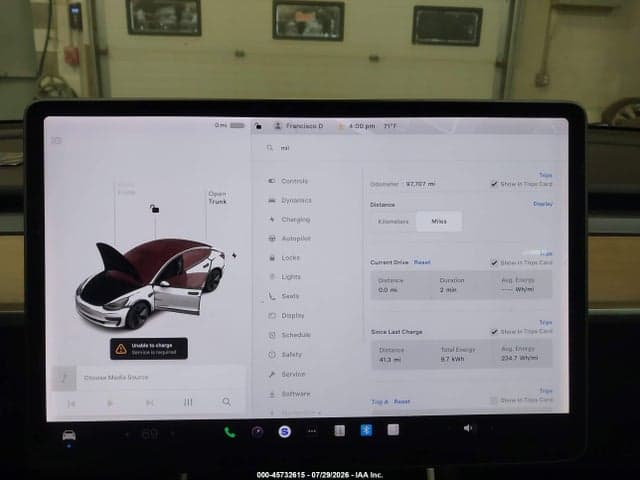 2019 TESLA MODEL 3 LONG RANGE/MID RANGE/STANDARD RANGE/STANDARD RANGE PLUS 7