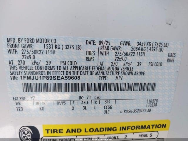 2025 FORD EXPEDITION KING RANCH 9
