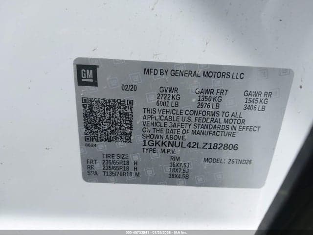 2020 GMC ACADIA AWD SLT 9