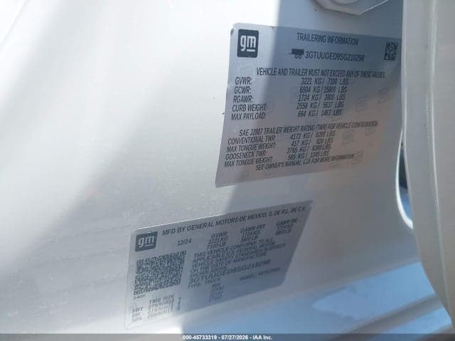 2025 GMC SIERRA 1500 4WD SHORT BOX DENALI 9