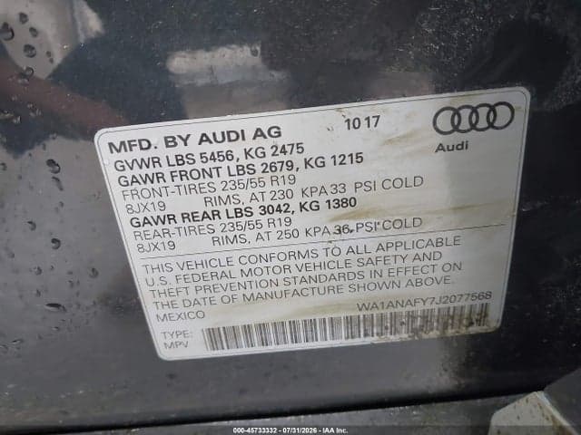 2018 AUDI Q5 2.0T PREMIUM/2.0T TECH PREMIUM 9