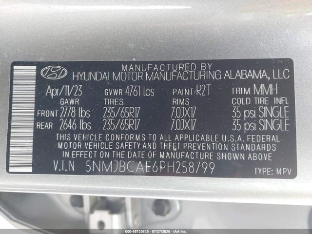2023 HYUNDAI TUCSON SEL 9