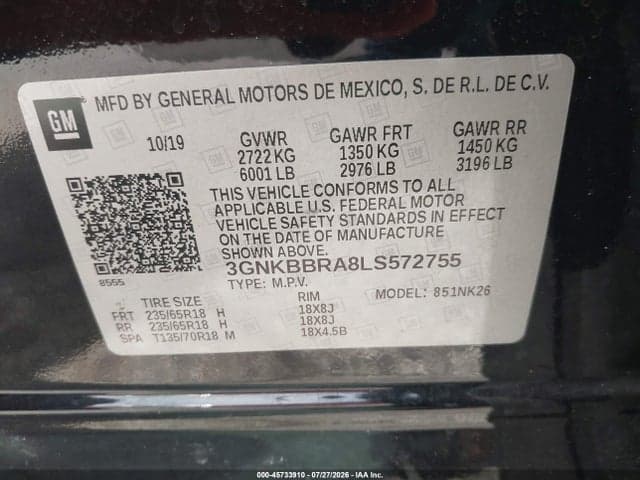 2020 CHEVROLET BLAZER FWD 1LT 9