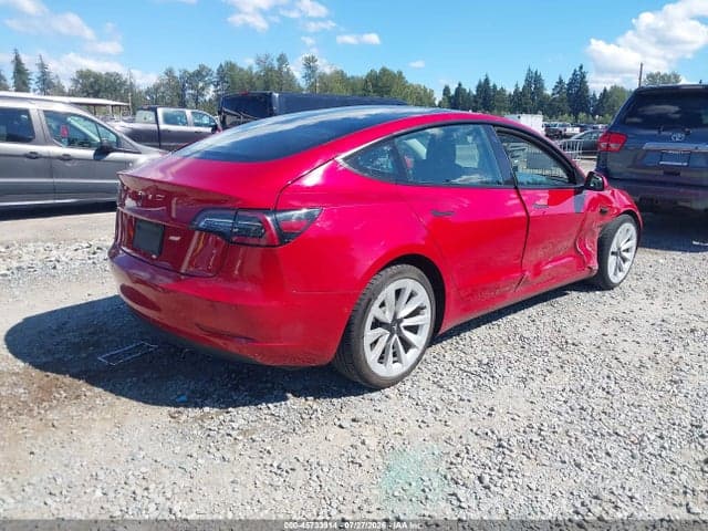 2022 TESLA MODEL 3 REAR-WHEEL DRIVE 4